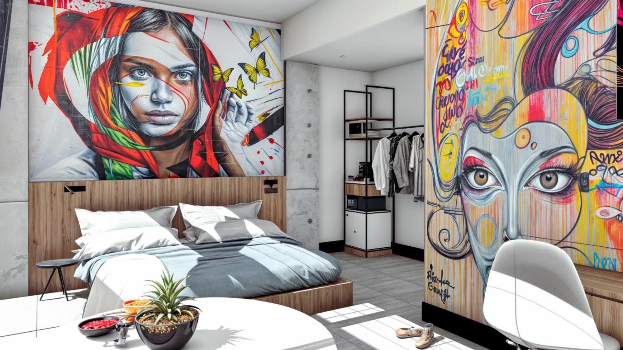 Street Art Hotel Roma Ciudad de México Exteriér fotografie