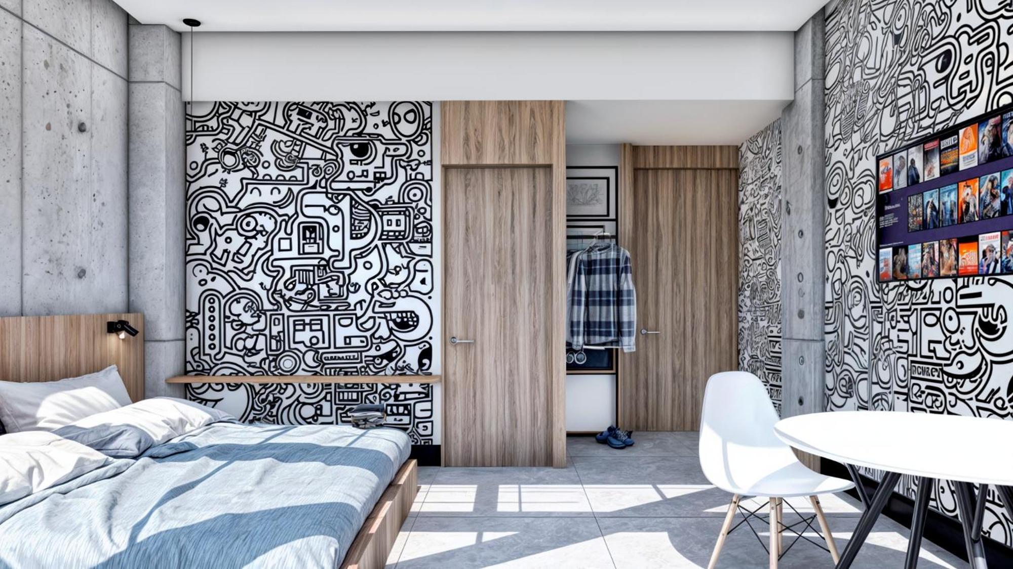 Street Art Hotel Roma Ciudad de México Exteriér fotografie