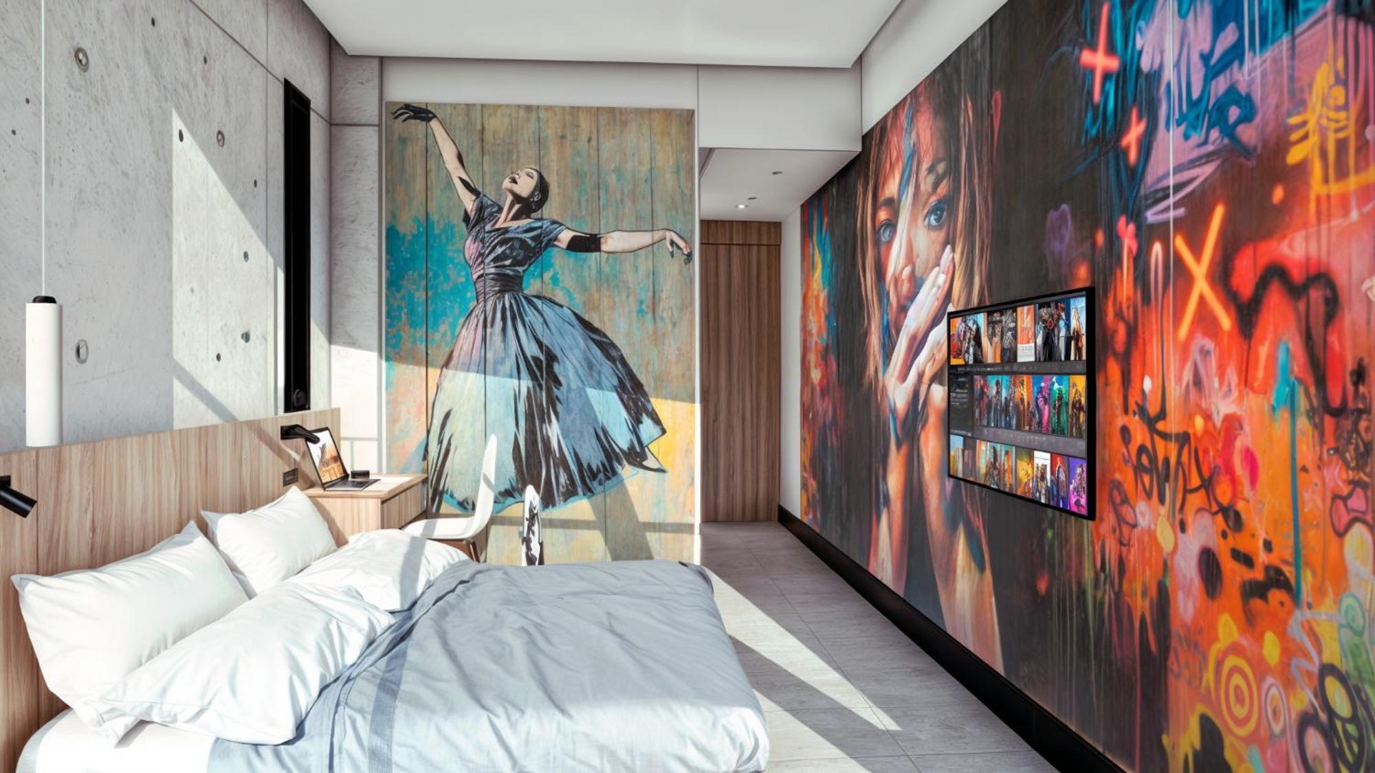 Street Art Hotel Roma Ciudad de México Exteriér fotografie