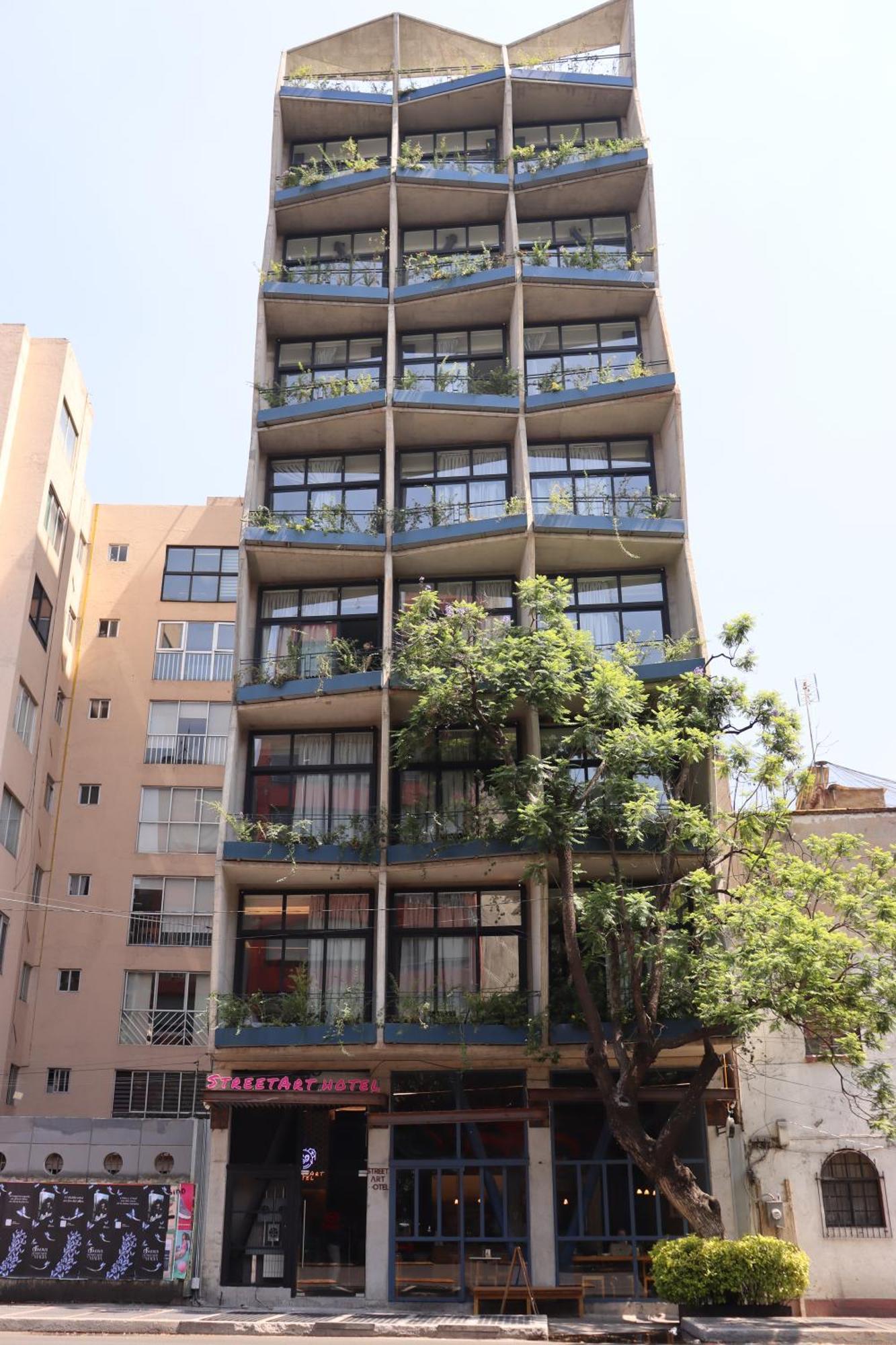 Street Art Hotel Roma Ciudad de México Exteriér fotografie