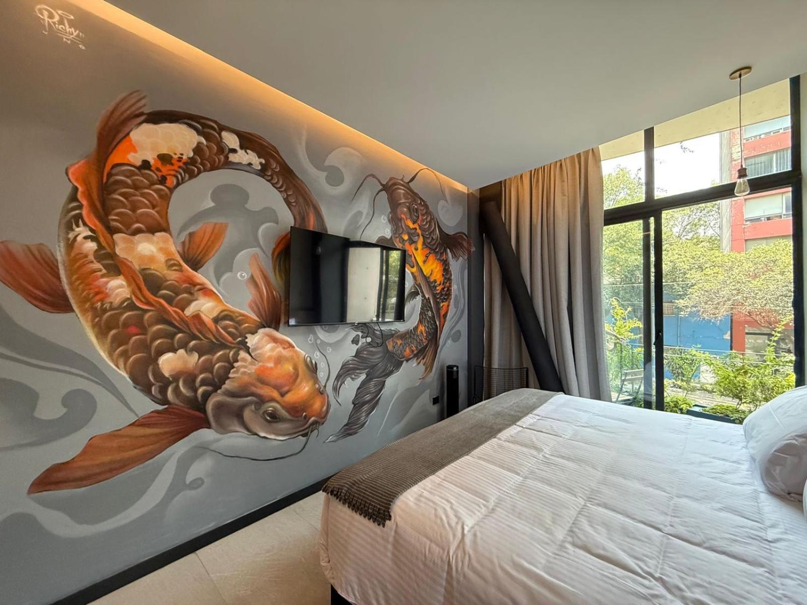 Street Art Hotel Roma Ciudad de México Exteriér fotografie