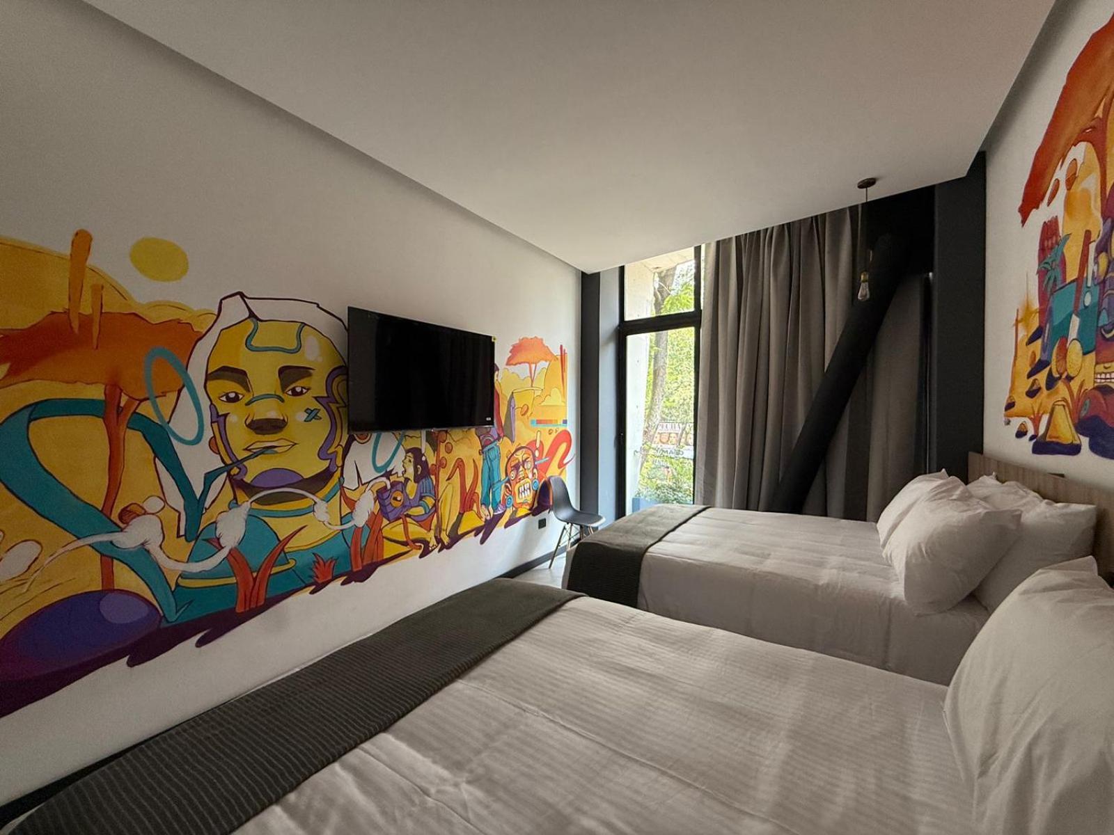 Street Art Hotel Roma Ciudad de México Exteriér fotografie