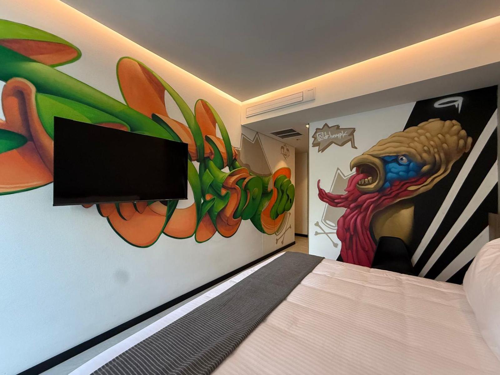 Street Art Hotel Roma Ciudad de México Exteriér fotografie