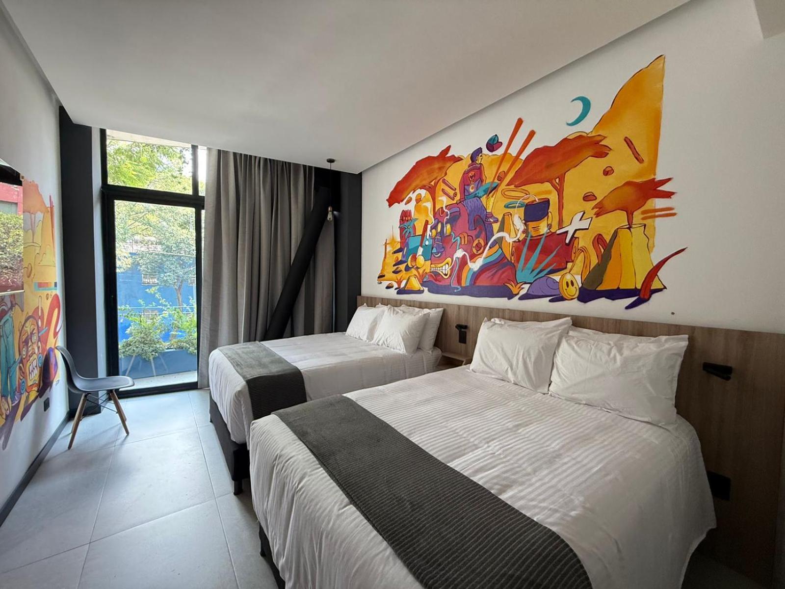Street Art Hotel Roma Ciudad de México Exteriér fotografie